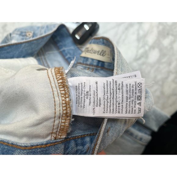 Madewell The Perfect Vintage High Waist Rise 100% Cotton Stone Washed Jeans 27 - Picture 7 of 11
